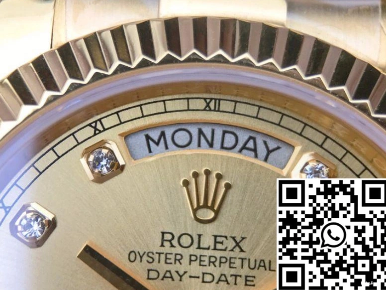 18K Dial EW Factory Gold 40MM II Rolex Yellow Day-Date 218238 1029